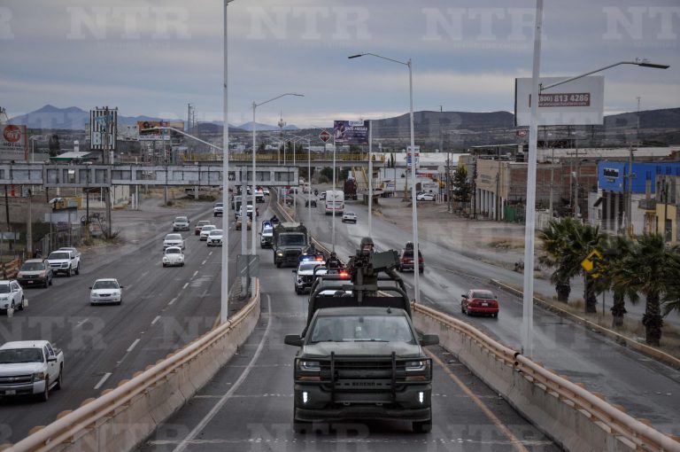 Arriban militares para reforzar seguridad en Zacatecas