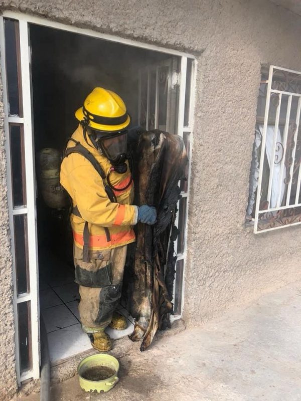 Se incendia domicilio en Fresnillo