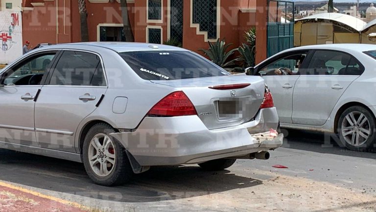 Choque deja una mujer lesionada