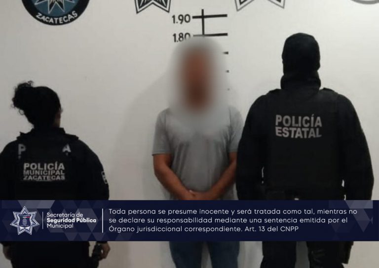 Detienen a uno por violencia familiar en Jardines del Sol
