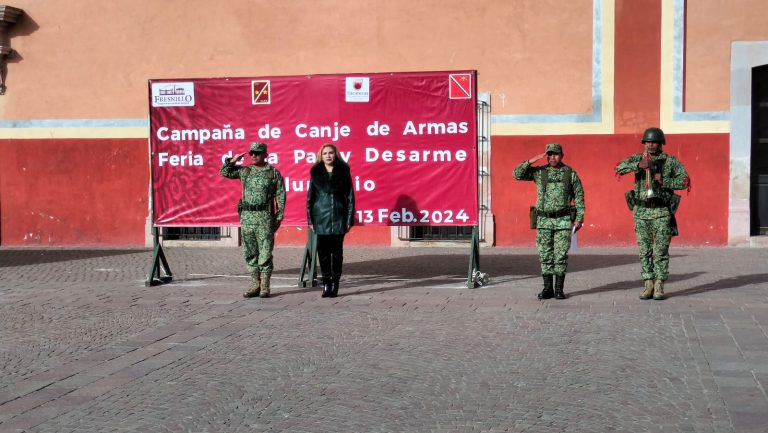 Continúa campaña de canje de armas