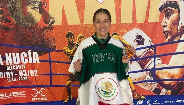 Lupita Solís mantiene preparación en España