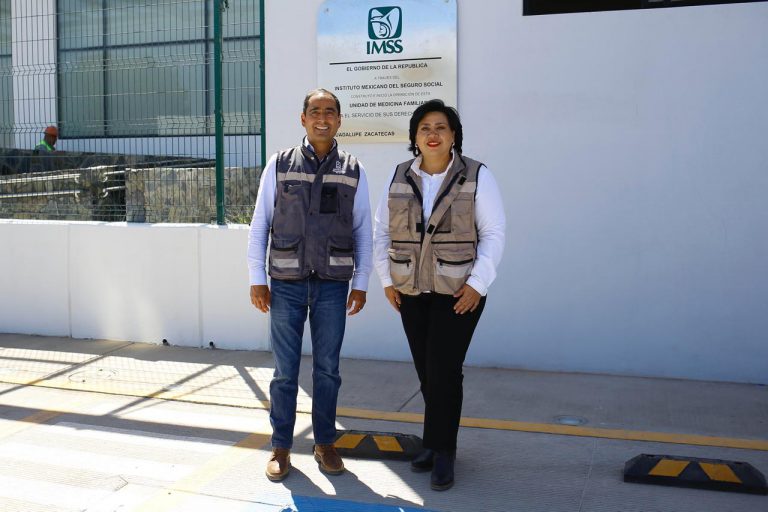 Recorren Unidad de Medicina Familiar del IMSS de Villa Fontana