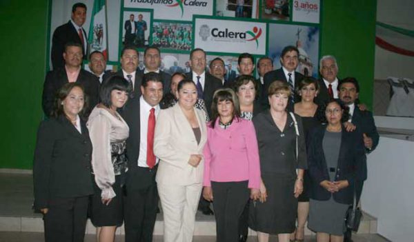 Rinde Saucedo Ramírez tercer informe de labores, Calera