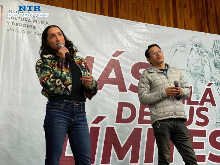 Rosa Tapia y Aram Peñaflor inspiran a los atletas zacatecanos