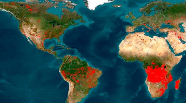 Satélites de la NASA permiten monitorear incendios forestales en tiempo real