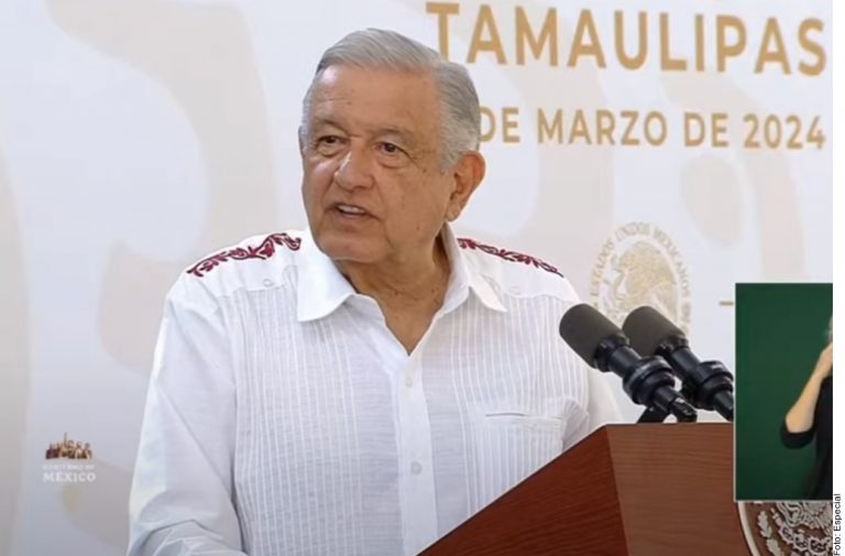 Emplaza AMLO a presentar pruebas sobre narcodinero