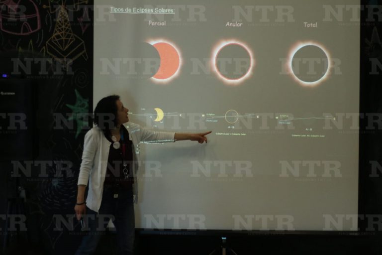 Imparten capacitación para observar ecplise solar
