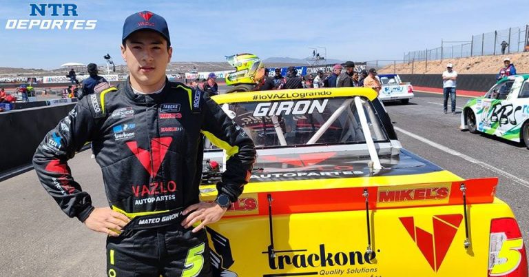 Mateo Girón sufre en el ovalo potosino