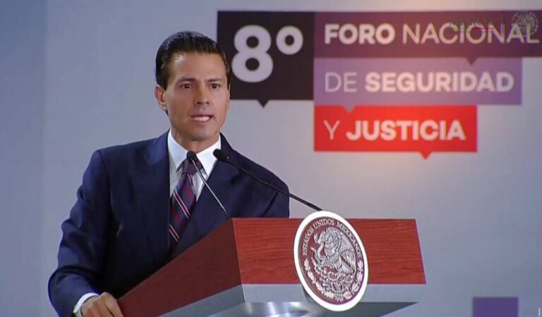 Nuevo sistema penal garantiza justicia para todos: Peña Nieto