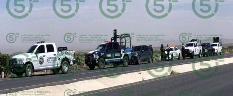 Recuperan vehículo robado en límites de Zacatecas y SLP