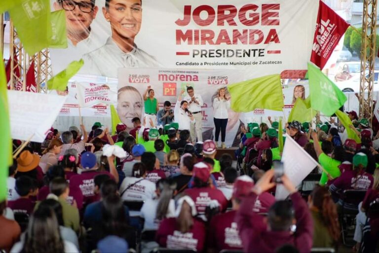 Visitan Jorge Miranda y candidatos a habitantes de colonia Mecánicos a