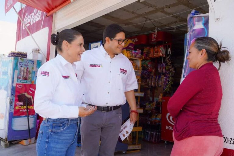 Visitan Jorge Miranda y Maribel Herrera fraccionamiento Jardines del Sol