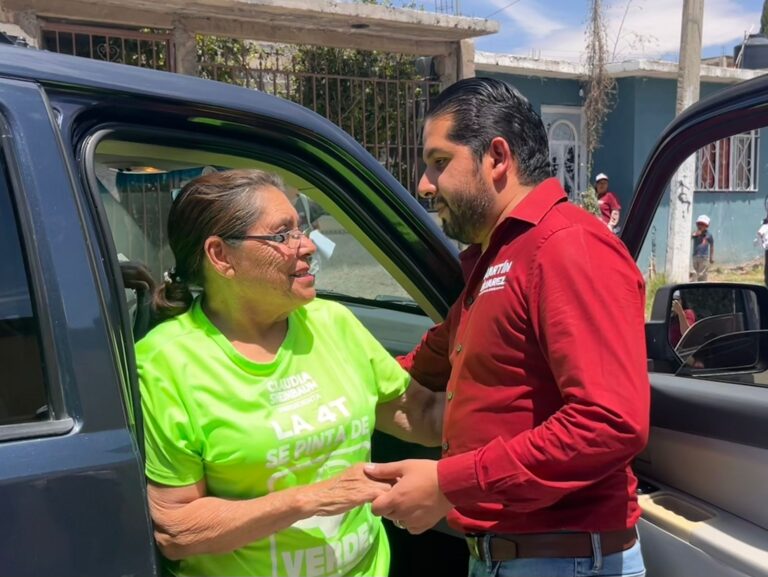 Visita Martín Álvarez colonias de Fresnillo