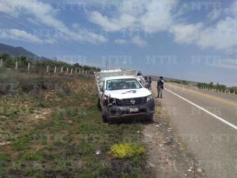 Conductor se sale del camino y resulta ileso