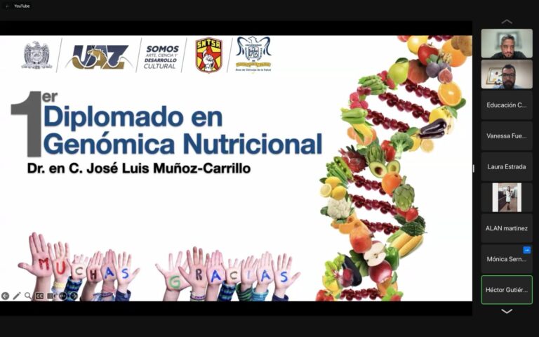 Concluye Diplomado en Genómica Nutricional