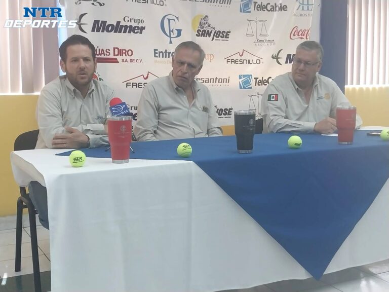 Invita Club Rotario Fresnillo a Torneo de Tenis con Causa