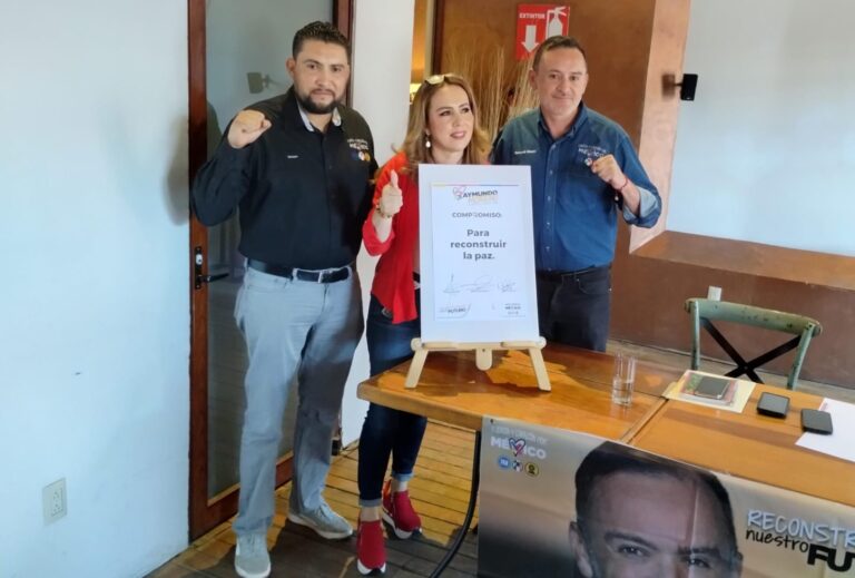 Prometen candidatos reconstruir la paz