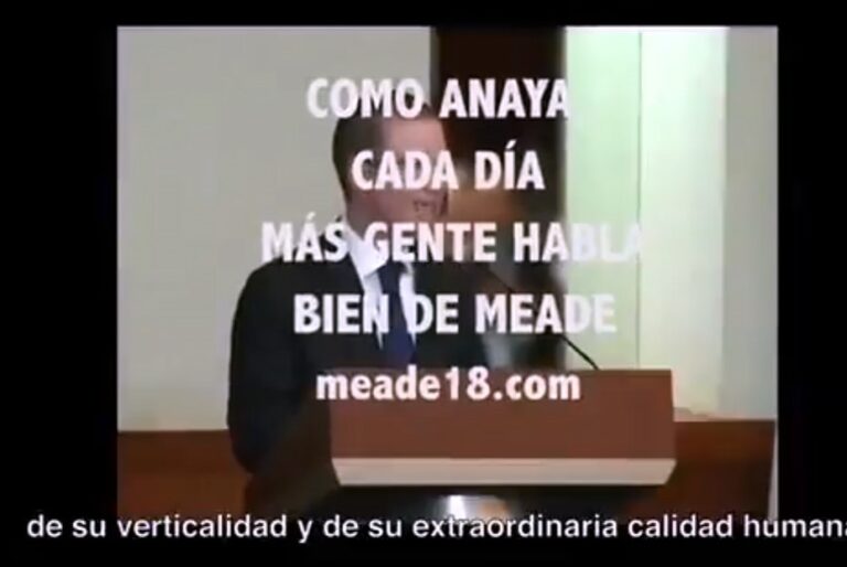 Rechazan bajar elogios de Anaya a Meade