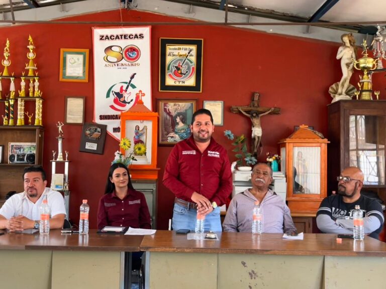 Refrenda Martín Álvarez apoyo a sindicato de músicos