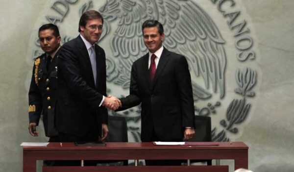 Refrendan México y Portugal interés en fortalecer relaciones