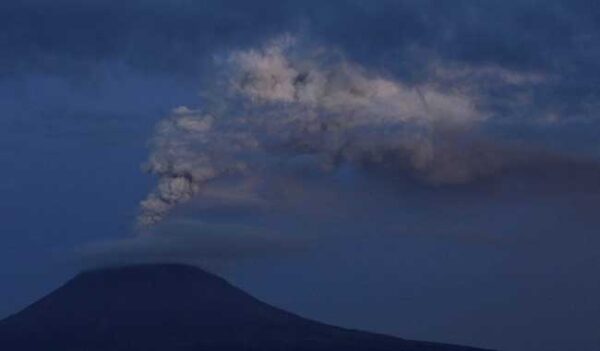 Registra baja actividad volcánica el Popocatépetl