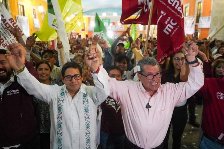 Respalda Ricardo Monreal campaña de Jorge Miranda