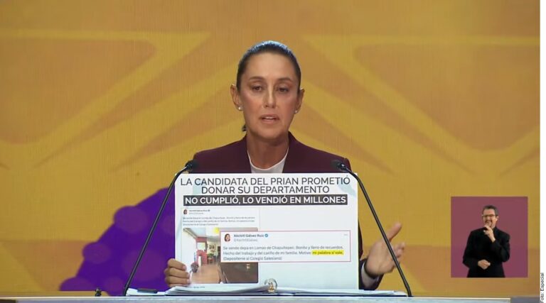 Revira Sheinbaum a Xóchitl: eres mentirosa y corrupta