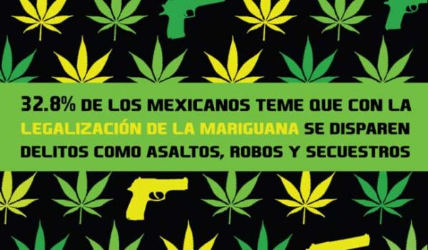 Sociedad teme más delitos y adictos con mariguana legal