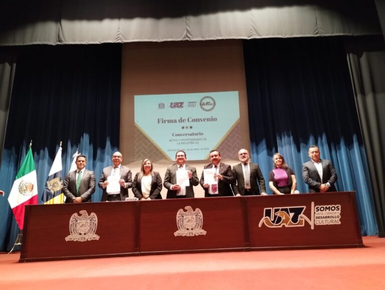 Firman convenio Utzac y UAZ