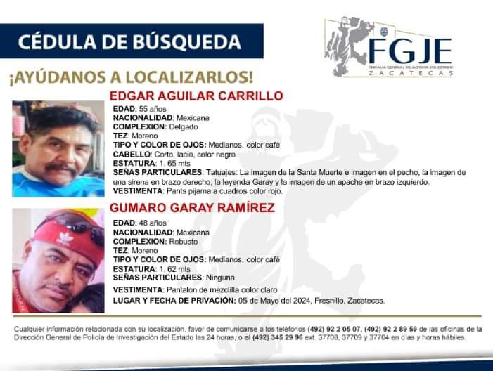 Privan de la libertad a tres personas en calle Duranguito, Fresnillo