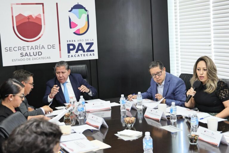 Encabeza gobernador Junta de Gobierno de la Secretaría de Salud de Zacatecas