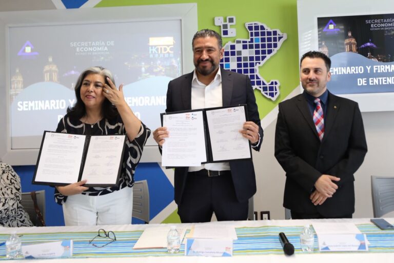 Firman Gobierno de Zacatecas y HKTDC Memorándum de Entendimiento