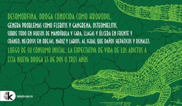 Krokodil, la droga que carcome