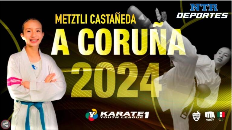 Metztli Castañeda llega a Liga Mundial de Karate