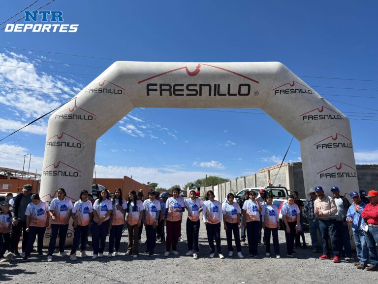 Organiza Minera Saucito carrera atlética y partido de béisbol