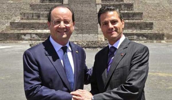 Peña Nieto satisfecho de resultados de visita de Hollande