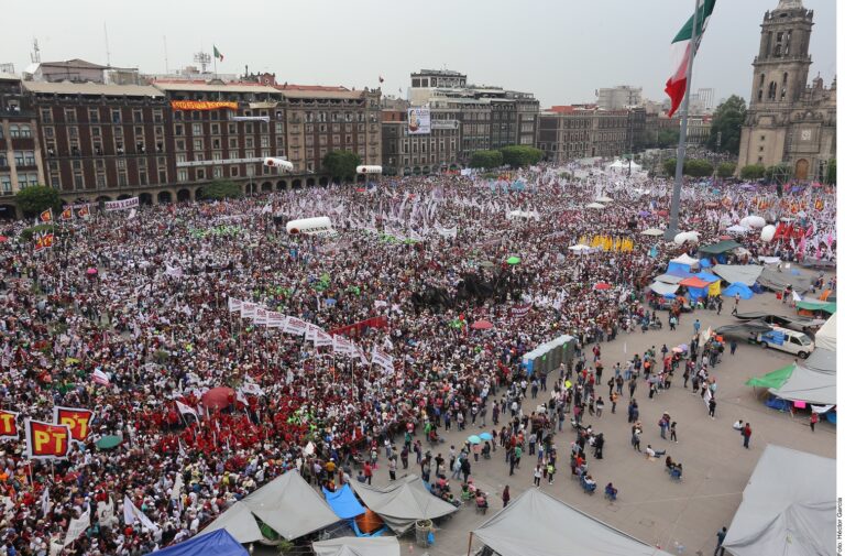 Reportan 550 mil personas en evento de Sheinbaum