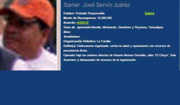 Reportan muerte de operador templario