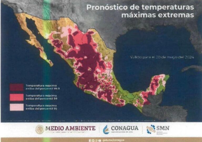 Advierten hasta 40° en el estado