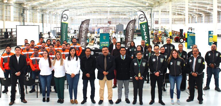 Certifica UTZAC a 15 empleados de empresa Sandvik