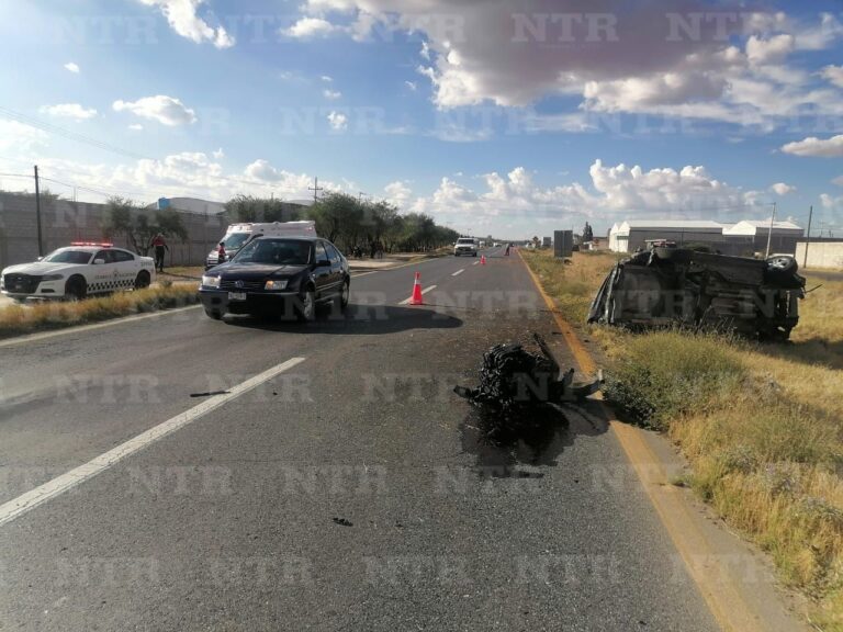 Registran accidentes viales en diferentes puntos de Fresnillo