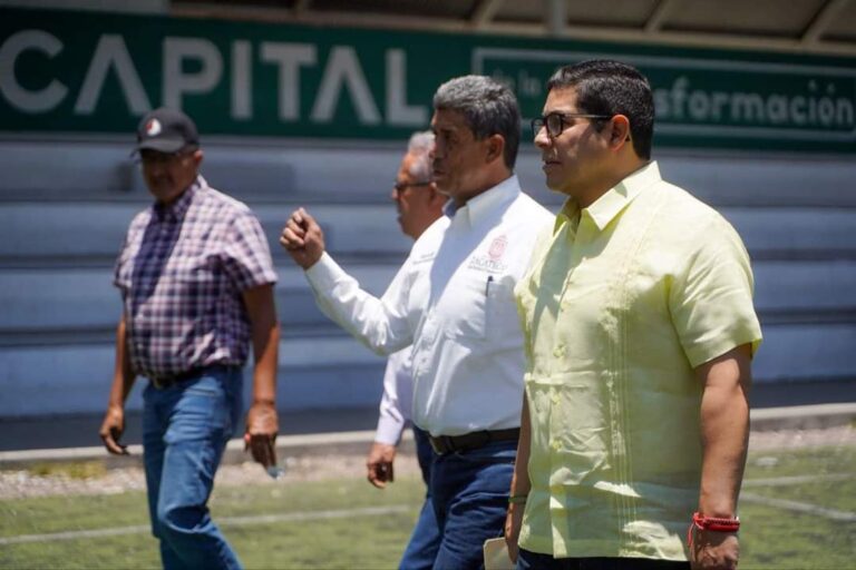 Inauguran muro perimetral de primaria “Francisco Goitia”