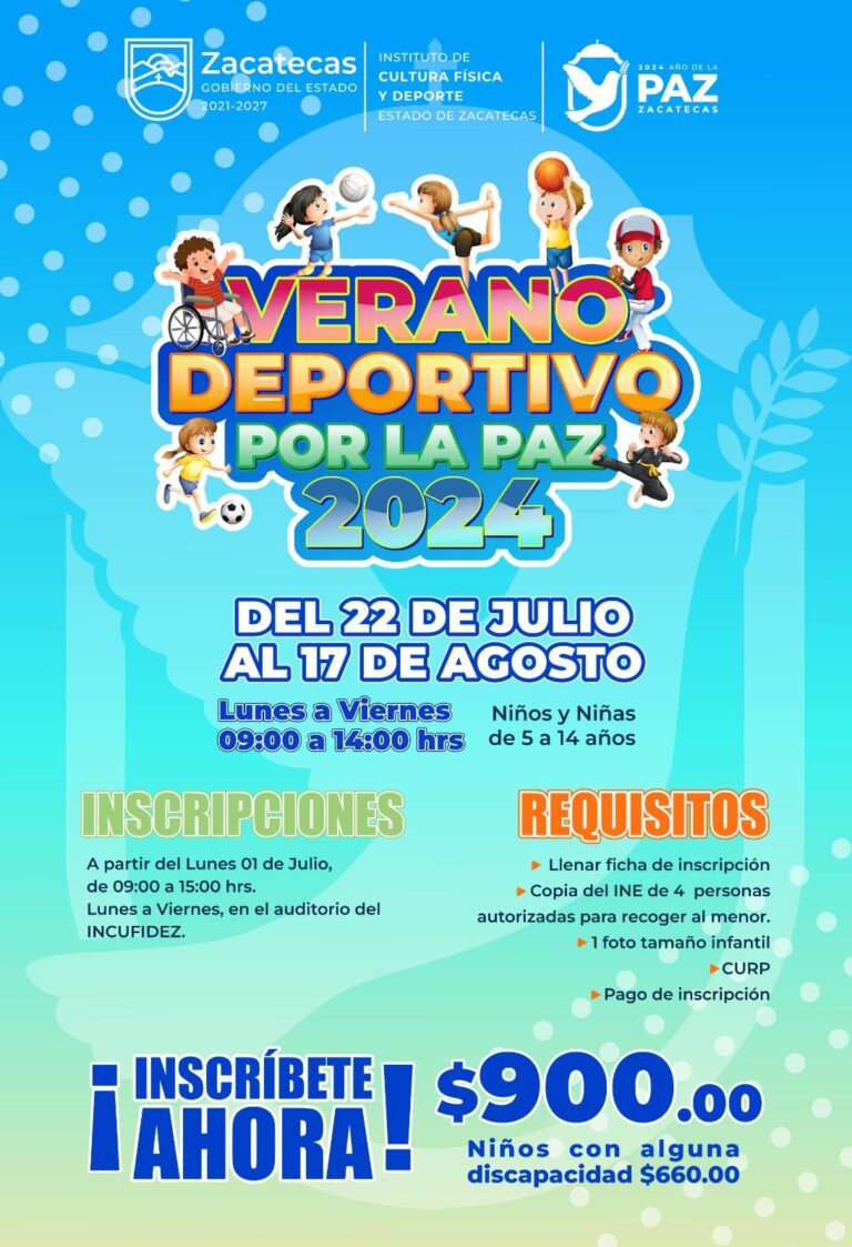 Invita Incufidez a infantes a divertirse con Verano Deportivo