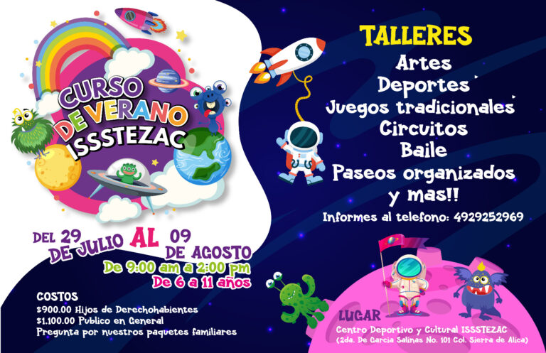 Presenta Issstezac “Curso de Verano por la Paz 2024”