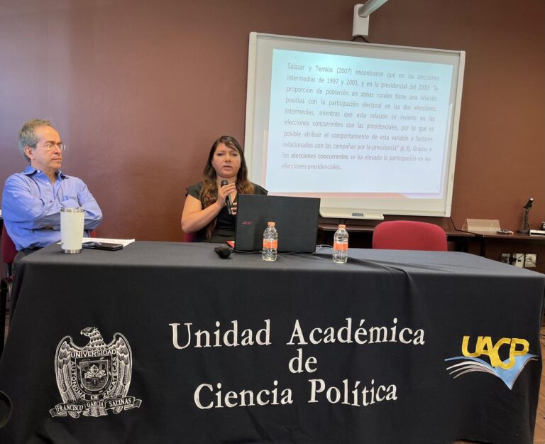 Presentan proyectos de Maestría en Ciencia Política UAZ
