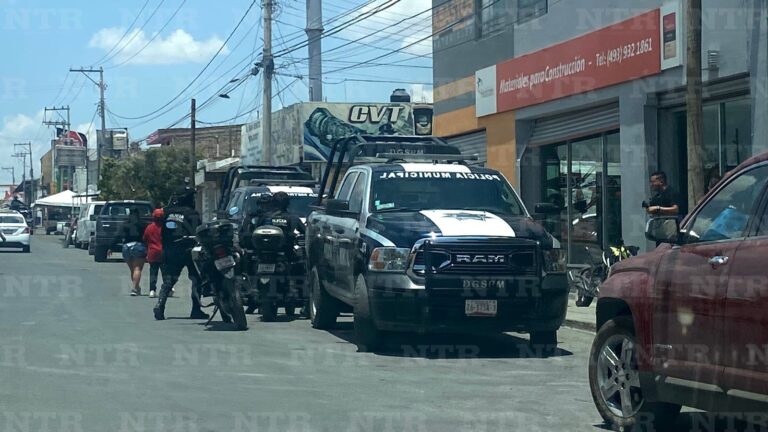 Registran persecución en el centro de Fresnillo; no hay detenidos