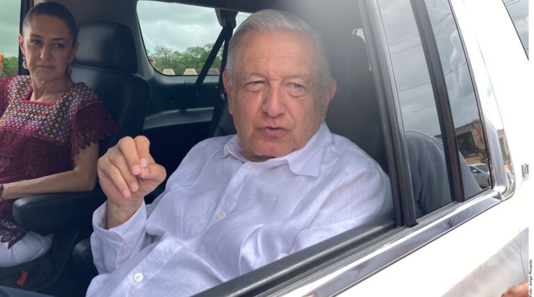 Sheinbaum me aconseja a mí, dice AMLO
