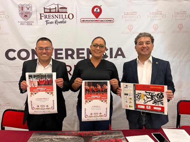 Anuncian eventos culturales en Fresnillo