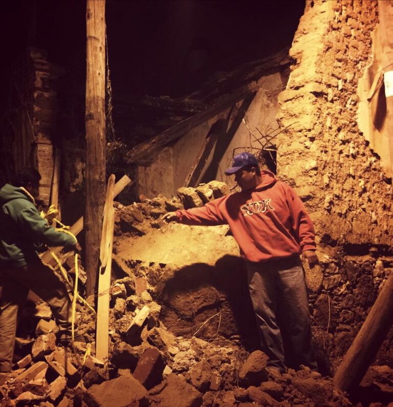 Baja número de casas en riesgo de colapsar